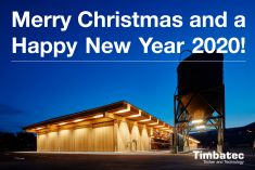Timbatec remains closed during the Christmas holidays