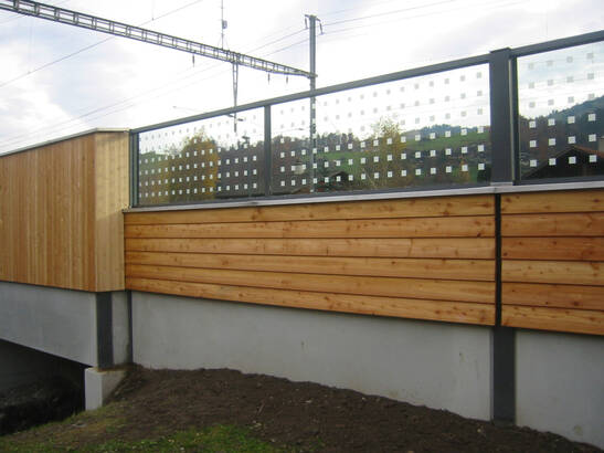 Passage d'un revêtement horizontal à un revêtement vertical