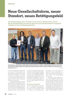 Nouvelle forme de société, nouveau lieu d'implantation, nouveau domaine d'activité