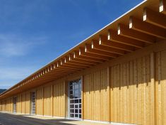 Werkhof Loveresse: An Elegant Building made of Swiss Wood 