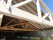 Old and new truss