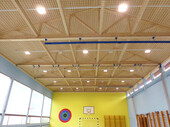 Interior view ceiling