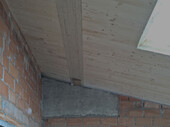 Invisible from below: The Kerto center purlin was integrated into the roof structure