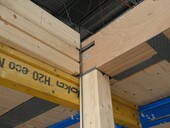 Beams made of beech wood