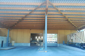 Auvent du hall de production