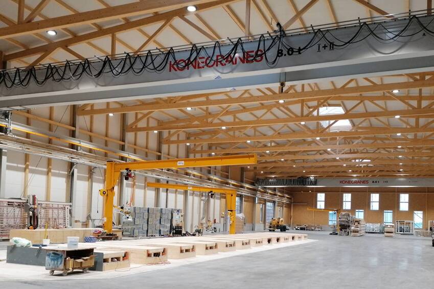 Halle de production Von Siebenthal Holzbau AG