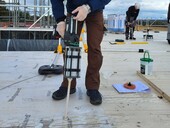 Der TS3-Fugenverguss wird bauseits beim Aufrichten umgesetzt.