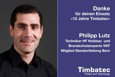 10 Jahre Timbatec, Danke Philipp Lutz