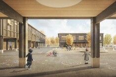 King Kong - a new wooden building for the school